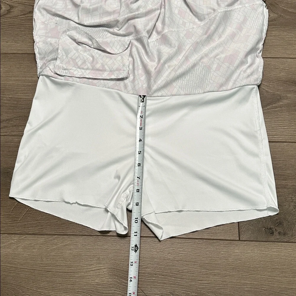 GG Blue High Rise Flounce Golf Skirt Skort Geometric Pink White Size‎ Large